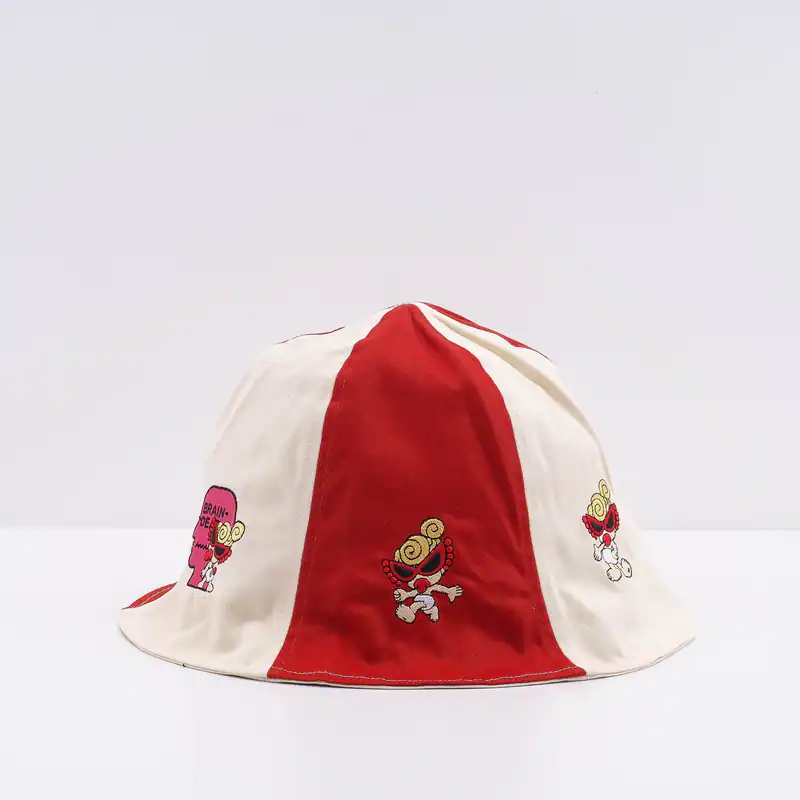 Brain Dead x Hysteric Mini Hut Rot L/XL Herren Embroidered Tulip Hat Fischerhut