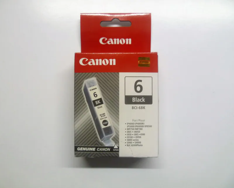Original Canon BCI-6BK BCI-6 schwarz i865 i905D i950 i965 i9100 s800 s900 s9000