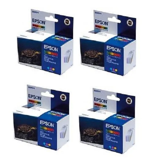 4 x Original Epson S020049 color Stylus 820 1500 Color II Color IIS - o.V.