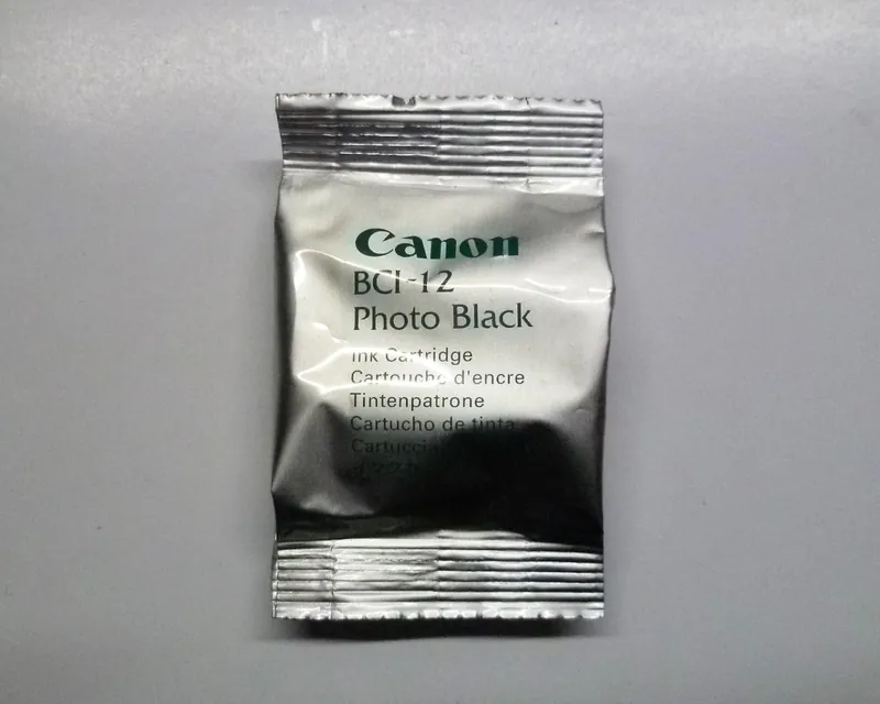Original Canon BCI-12 BCI-12BK BCI12 BJC-85 BJC85 Foto Photo schwarz black