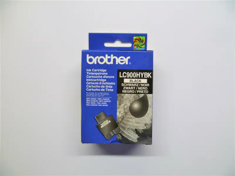 Original Brother LC900HYBK LC900BK schwarz FAX-1835C FAX-1840C 1940CN 2440C