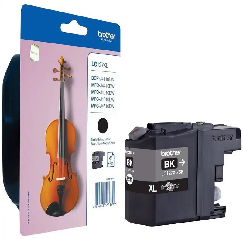 Original Brother LC127XL schwarz J4110DW J4110DW J4510DW J4610DW J4710DW o.V.