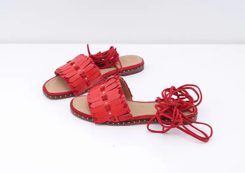 Maje Damenschuhe aus Leder Größe 36 Leder-Gladiator-Sandalen E19FUNFIOU2