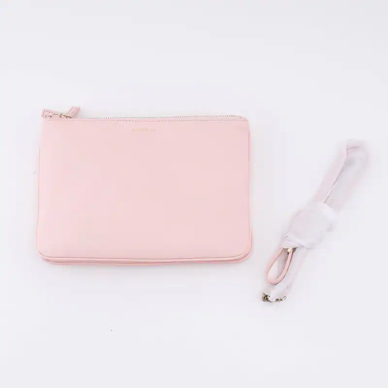 Sandro Damen Handtasche Pink Echtleder Schultertasche Clutch SA560E