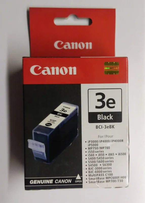 Original Canon BCI-3ebk BCI-3 BCI-3BK BJC-3000 BJC-6000 BJC-6100 BJC-6200 S 6500