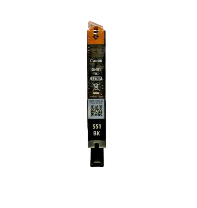 Original Canon CLI-551BK schwarz Pixma iP2750 iP8750 MG5650 MG5450 MG5550 SETUP