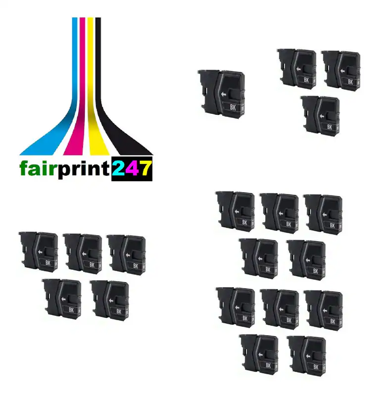 XL Druckerpatronen schwarz für Brother MFC-295CN DCP-163C DCP-167C kein original