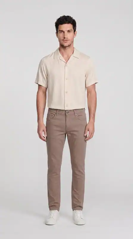 Hackett London Hose Braun Moleskin Tapered Gr. 34 R Herren HM212563