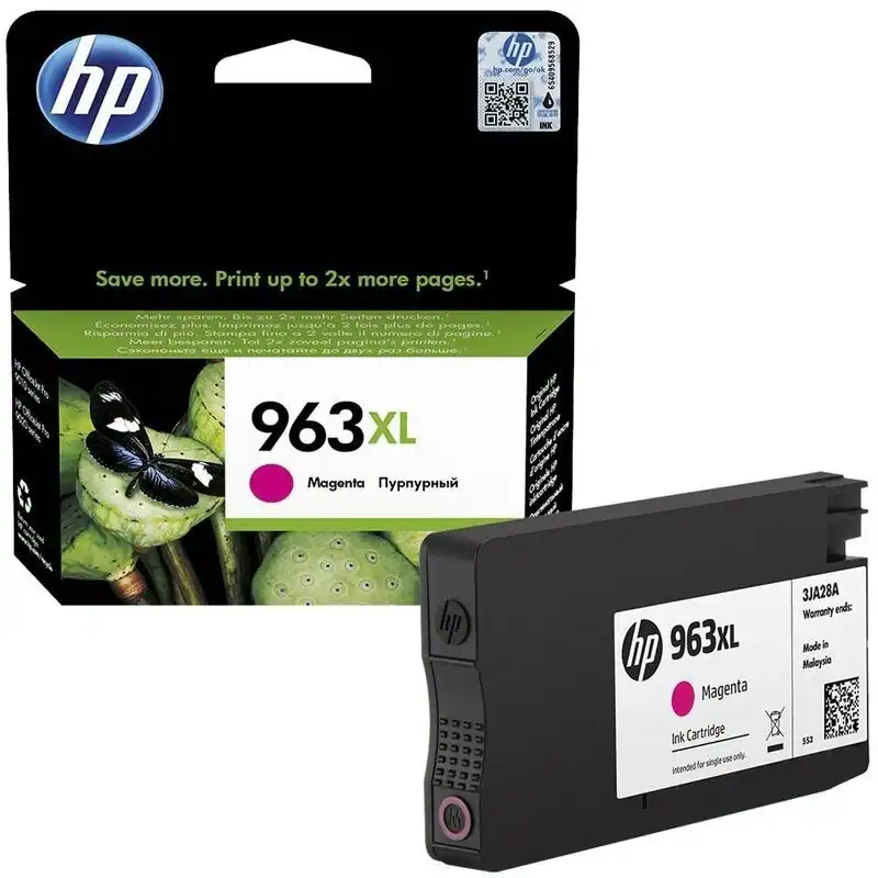 Original HP 963XL magenta OfficeJet Pro 9010 9020 Serien DATUM 08/2025