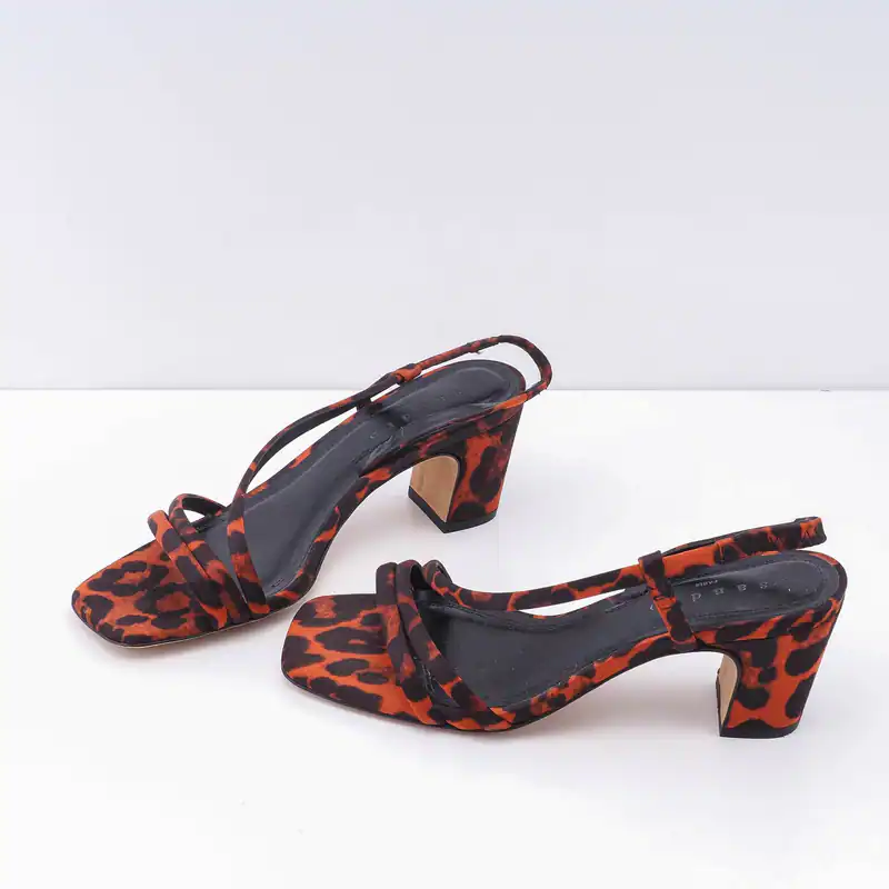 Sandro Paris Damen High Heels Mehrfarbig Leopardenmuster Gr. 37 SFACH00234