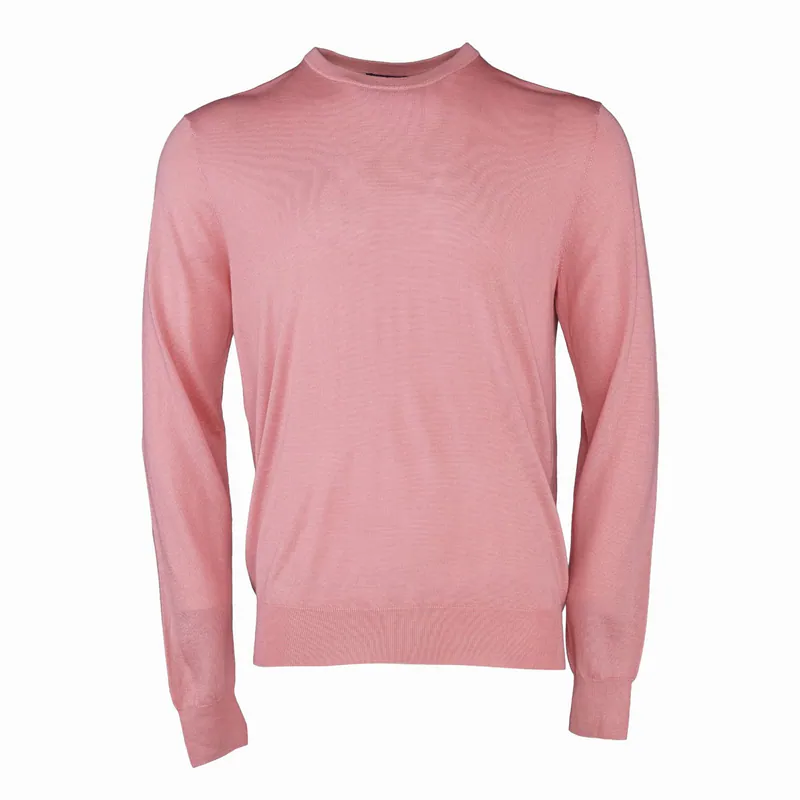 Hackett London Pullover Rosa Merino Seide Gr. M Herren Strickpullover HM702803