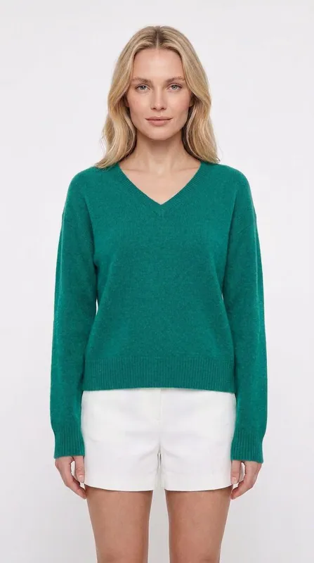 Maje Women's Green Knitted Wool Blend Sweater Size 40 FR 12 UK 8 US MFPPU00351