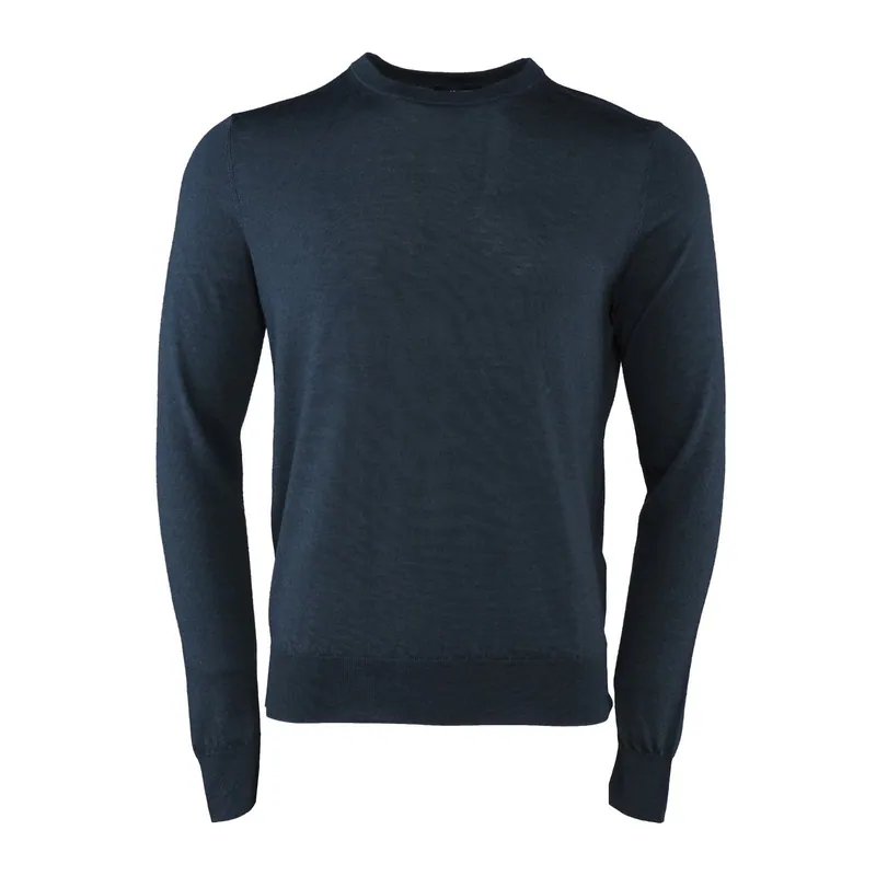 Hackett London Pullover Grün Wolle Seide Gr. XL Herren HM702834