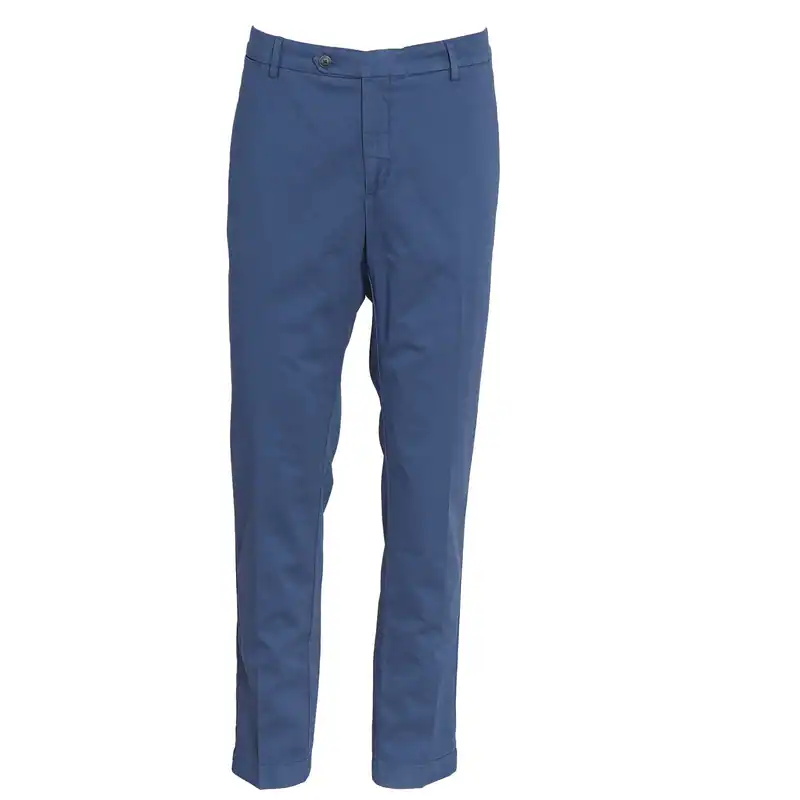 Hackett London Hose Blau Kensington Slim Fit Chino HM212487 Gr. 38 R Herren