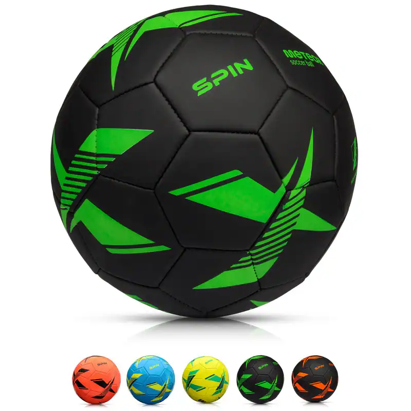 Fußball Trainingsball Freizeitball Ball Sportball Kinder 5 FARBEN Größe 1-5 SPIN