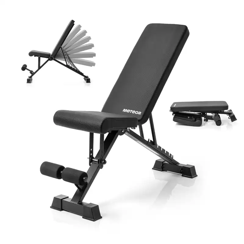 Hantelbank klappbar verstellbar Schrägbank Trainingsbank Gym Sport bis 150 kg