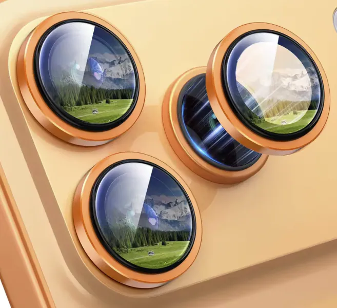 Kamera Glass Schutz Für iphone 17 Pro | iphone 17 Pro Max Cosmic orange