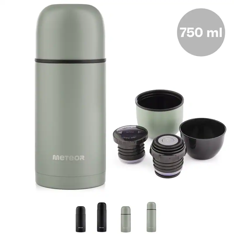 Isolierflasche Thermoskanne Thermoflasche Edelstahl Vakuum 2 FARBEN 750ml 1000ml