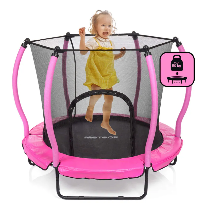 Trampolin Kinder Gartentrampolin MIT Netz SCHAUM TRP-70 140cm 4.5 FT bis 50 kg