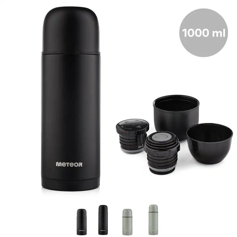 1L 0,75L Thermosflasche Edelstahl Thermoskanne Isolierflasche BPA FREI Kalt/Warm