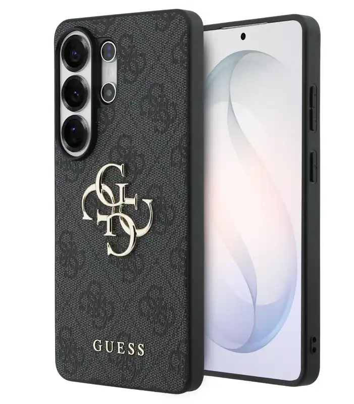 Guess Hülle für Samsung Galaxy S26 Ultra Grau Guess PU 4G Metal Logo Case