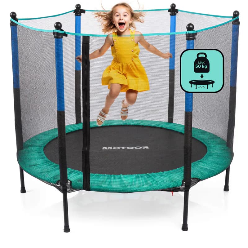 Trampolin Kinder Trampolin Gartentrampolin Netz TRP-50 140cm 4.5 FT bis 50 kg