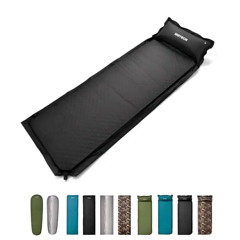 Isomatte Camping 188/200 x 66 x 3,8cm Campingmatte Luftmatratze Selbstaufblasend