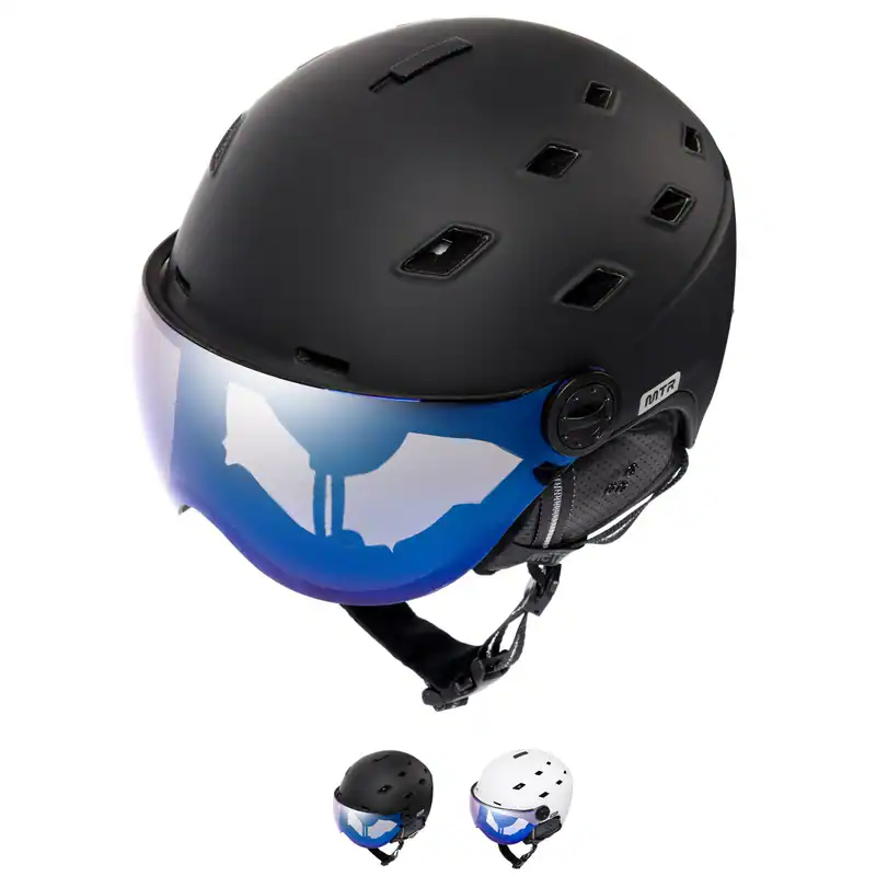 Snowboardhelm HELM SKIHELM Glasscheibe S2 Wintersport Damen Herren M - L METEOR❄
