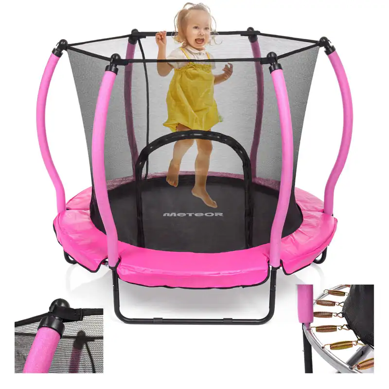 Trampolin Kindertrampolin Gartentrampolin Komplettset Netz TRP-70 140cm 4.5 FT