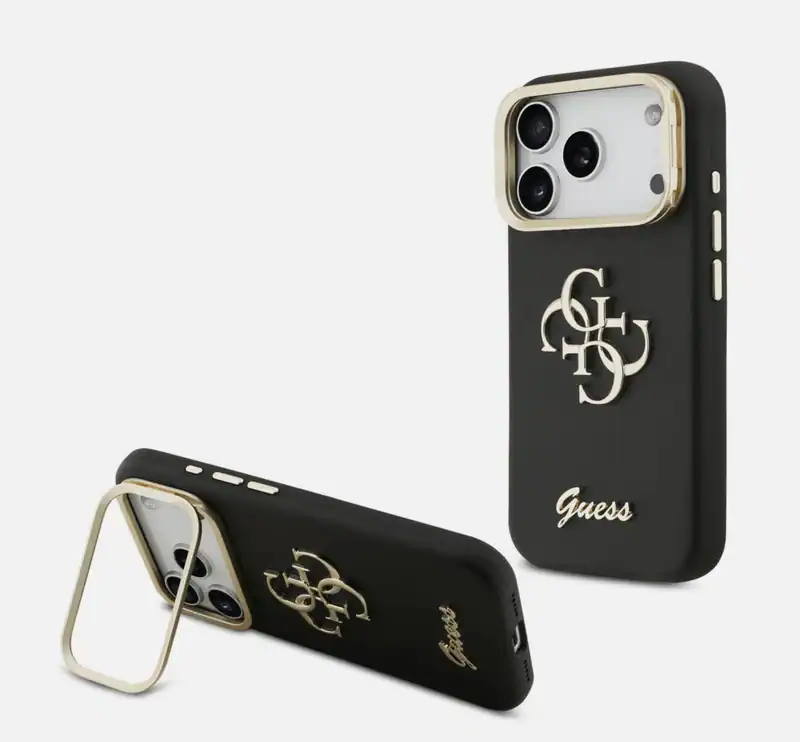 GUESS hülle Für iPhone 17 Pro Max Hülle Case Cover Metal Stand Camera Frame