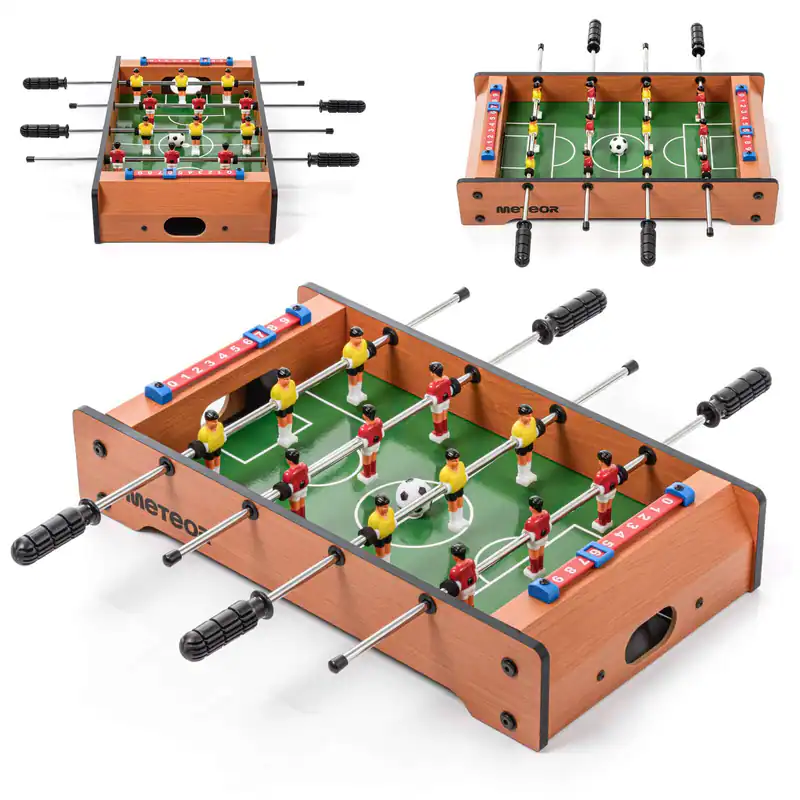 MINI Tischkicker Kickertisch Kicker inkl. 2 Bälle Tischfußball für Familie Spiel