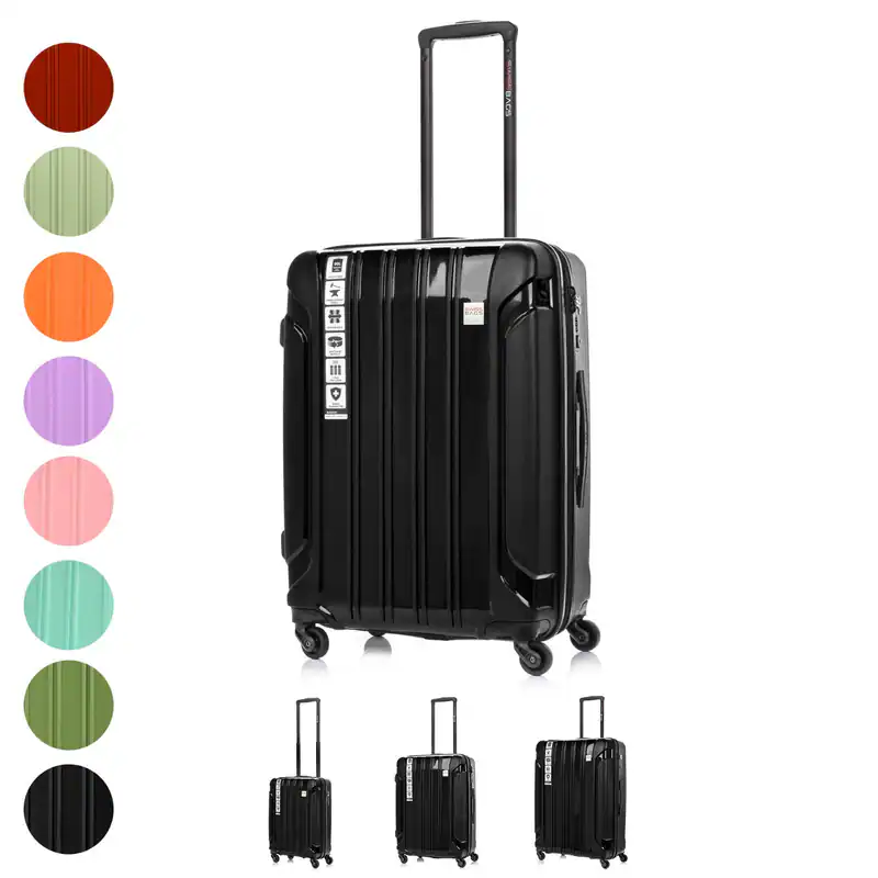 KOFFER Kofferset Reisekoffer TSA Schloss 55cm/65cm/75cm USB-Eingang Handgepäck