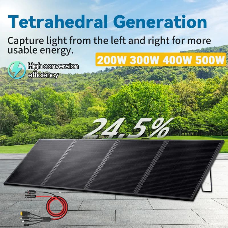 500W 400W 300W 200W Solarpanel Faltbar Tragbar Solarmodul Wohnmobil für Batterie