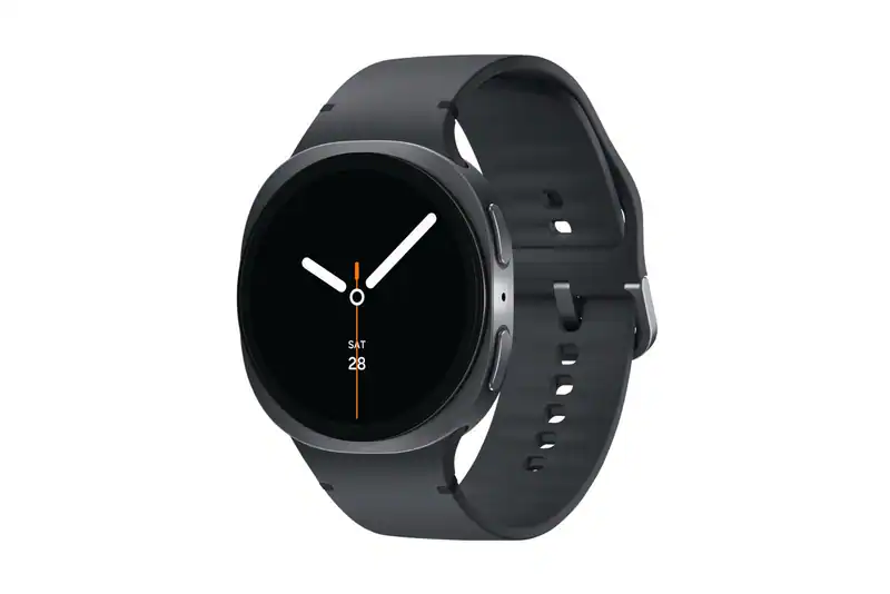 SAMSUNG Galaxy Watch 8 44 mm Smartwatch Kautschuk, 145-205 mm, Graphite