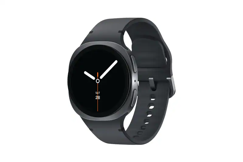 SAMSUNG Galaxy Watch 8 40 mm Smartwatch Kautschuk, 130-180 mm, Graphite