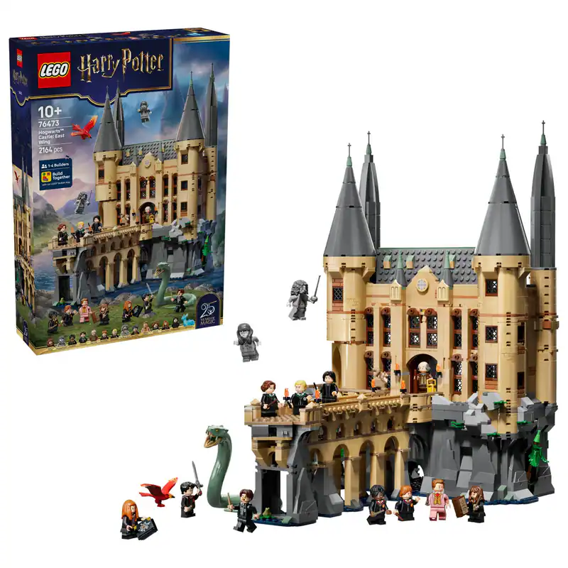 LEGO Harry Potter™ 76473 Schloss Hogwarts: Ostflügel Bausatz, Mehrfarbig