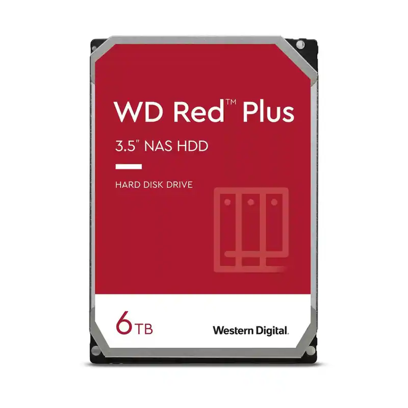 718037899800 Western Digital Red Plus WD60EFPX Interne Festplatte 3.5" 6 TB