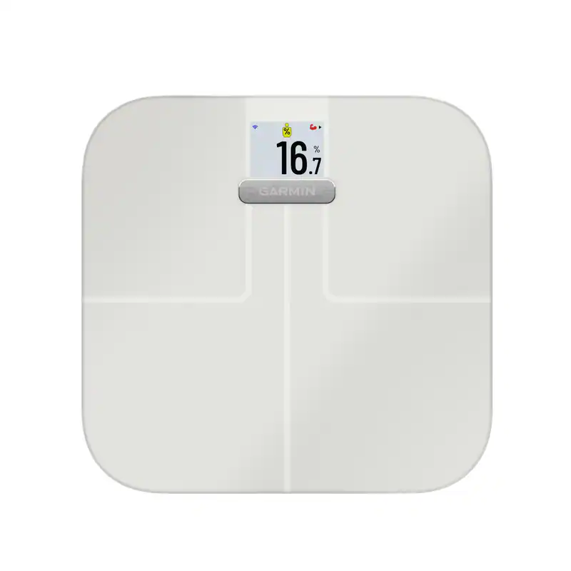 GARMIN Index S2 Smart Waage Weiß, Körperanalysewaage