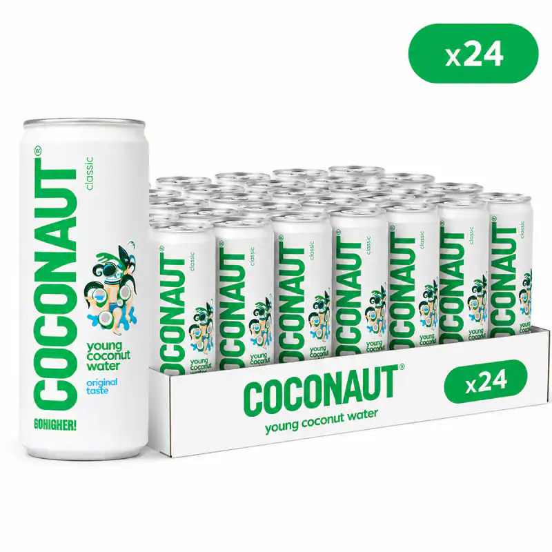 Kokoswasser aus jungen Kokosnüssen, 320 ml (24er-Pack)