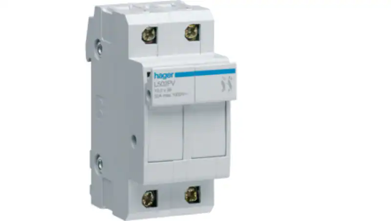 Modułowa podstawa bezpiecznikowa do systemów PV 2P 10x38mm 32A 1000VDC