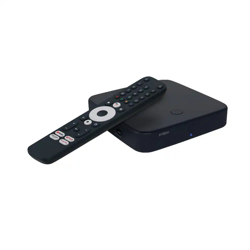 STRONG SRT 423 4K Google TV Streaming Box (incl. DVB-T2 HD, DVB-C, DVB-C2) Smart