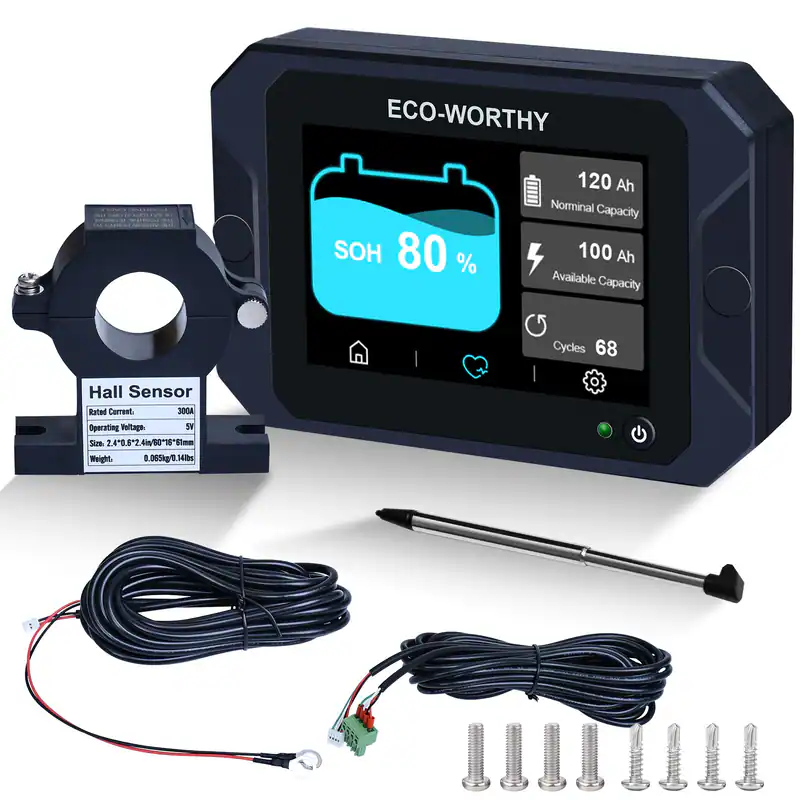 9-80V LCD Anzeige Volt Batterie Monitor kapazitäts Digital Voltmeter Analysator
