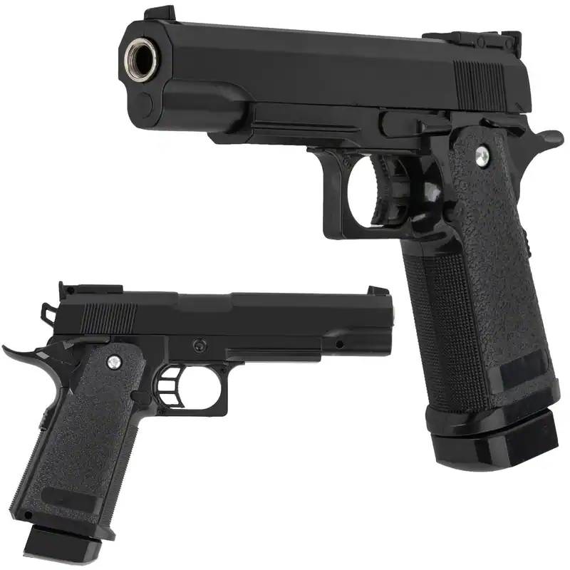 Metall-Kugelpistole MPK-C6 mit Magazin und Zielscheibe
