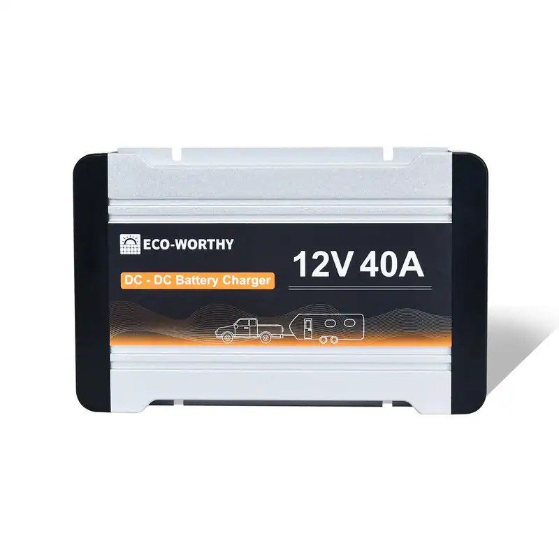 12V 20A 40A DC-DC LiFePO4 Batterie Ladegerät MPPT Ladebooster für Wohnmobilen
