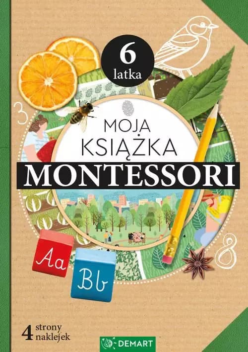 Moja książka Montessori 6-latka Demart