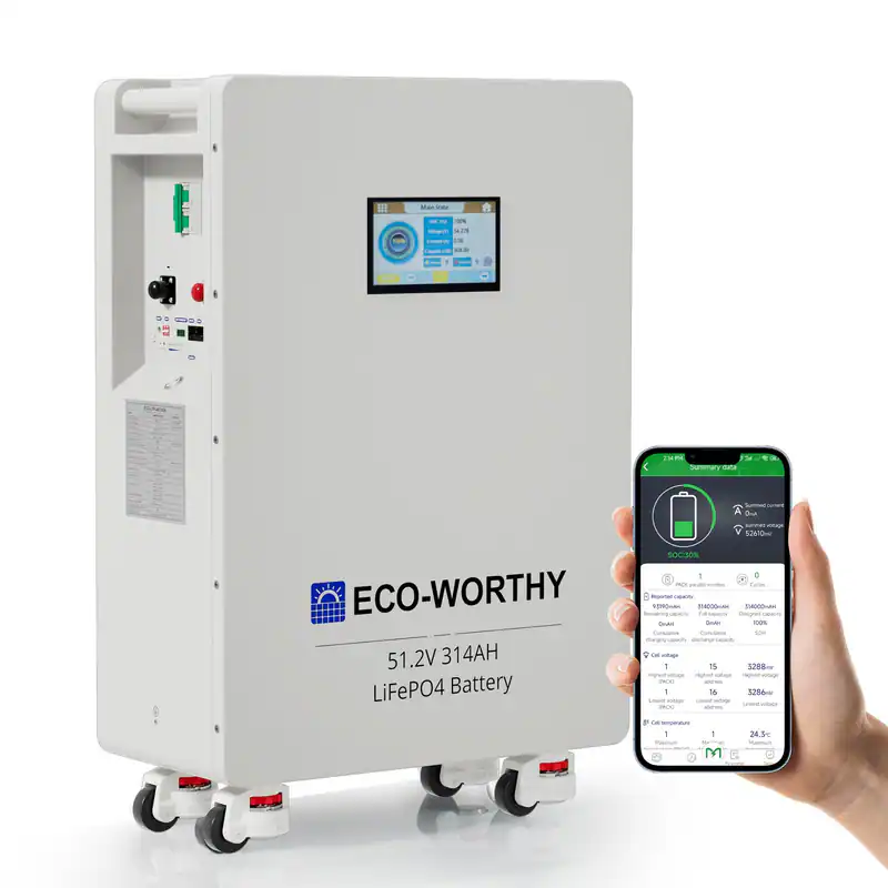 16kWh Batteriespeicher 48V 314Ah LiFePO4 Batterie PV Speicher Solar