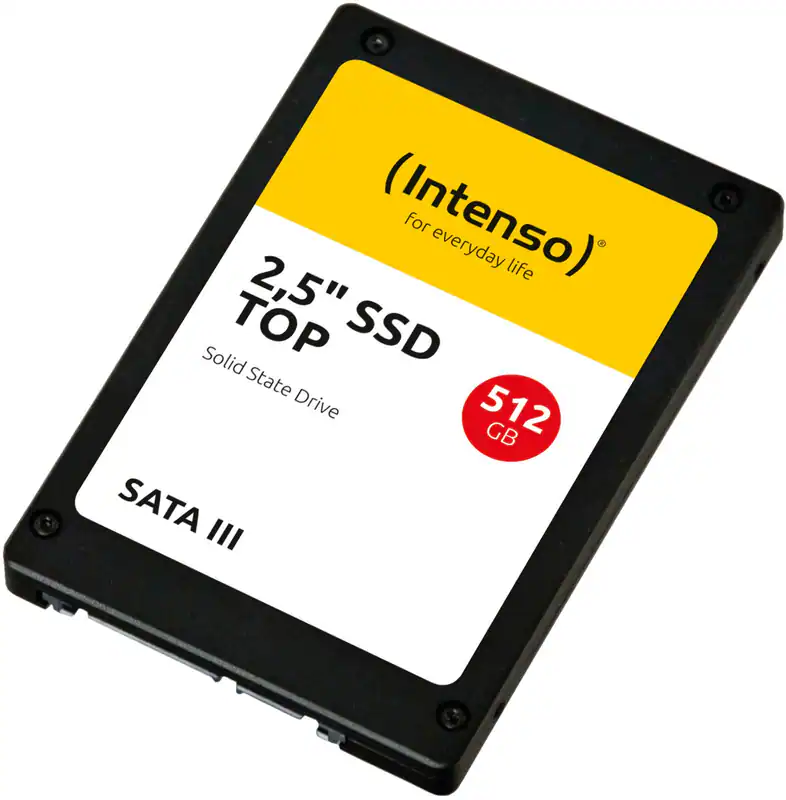 INTENSO Top Festplatte, 512 GB SSD SATA 6 Gbps, 2,5 Zoll, intern