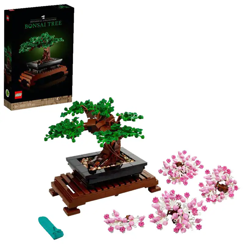 LEGO Botanicals 10281 Bonsai Baum Bausatz, Mehrfarbig