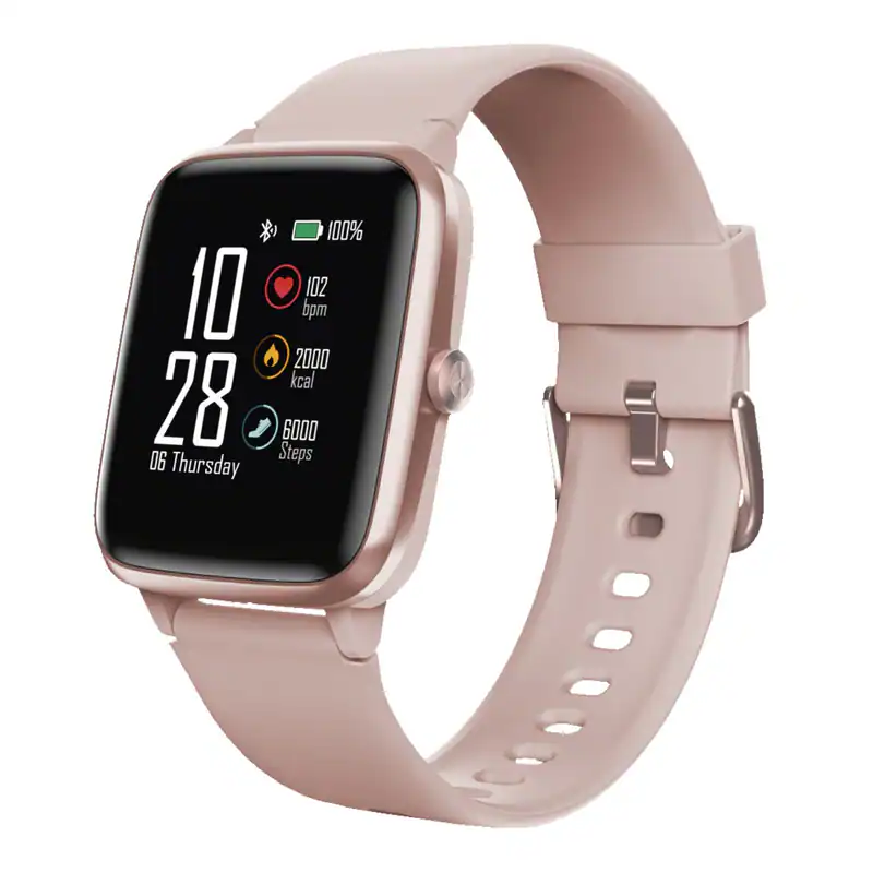 HAMA Fit Watch 5910 Smartwatch Edelstahl Kunststoff, 255 mm (Länge insgesamt), R