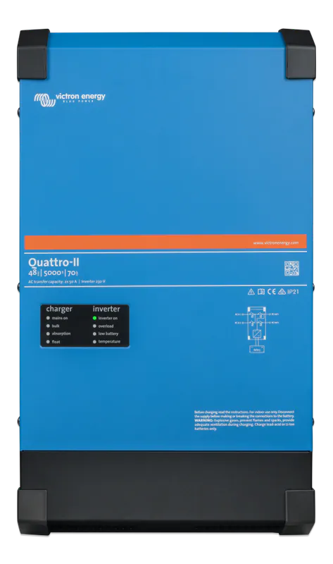 Victron Quattro-II 48/5000/70-50/50 230V Wechselrichter Ladegerät QUA482504010